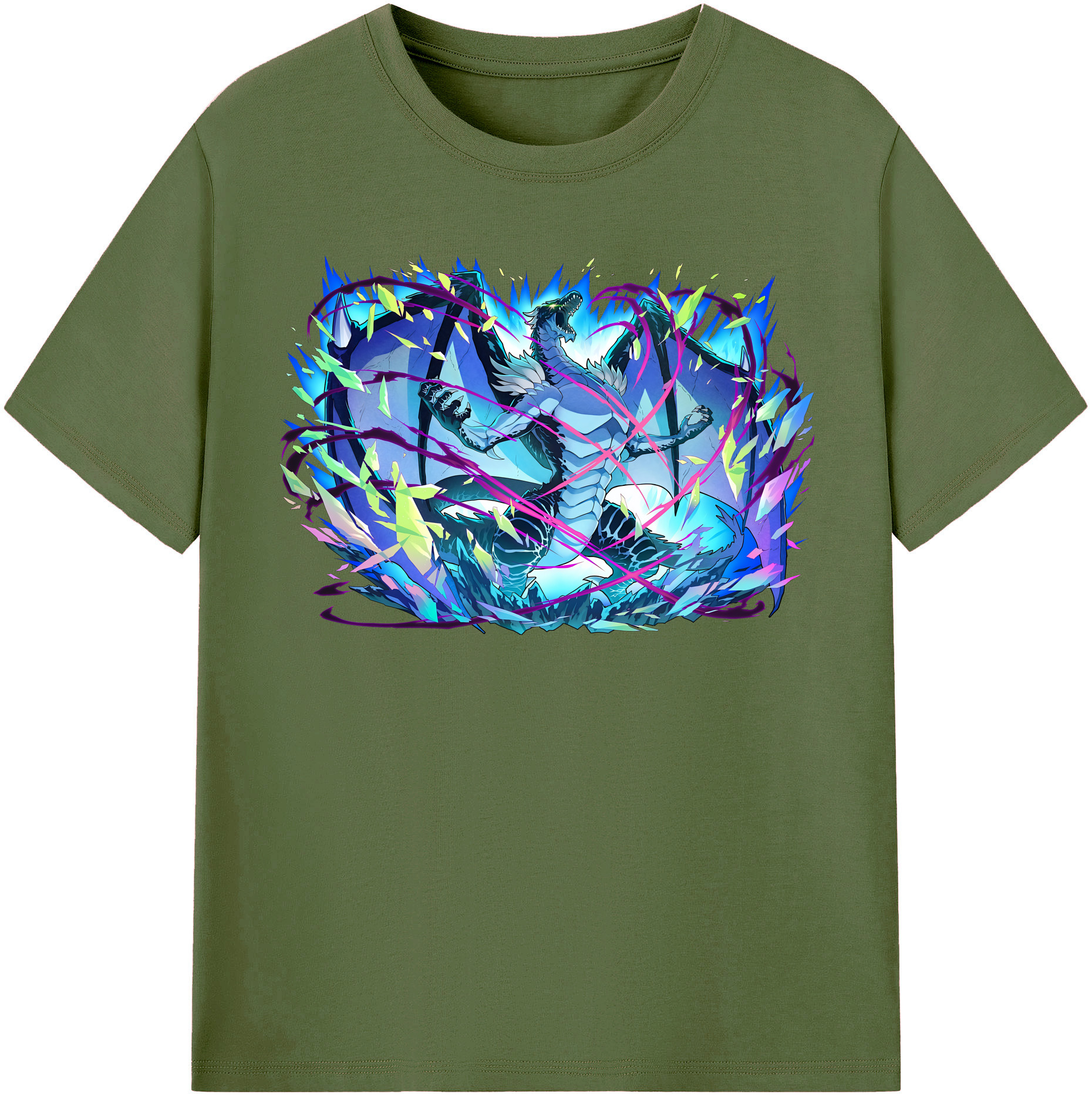 （画像用） 転スラ Regarding Reincarnated to Slime 綿100％半袖Tシャツ（フロントプリント）